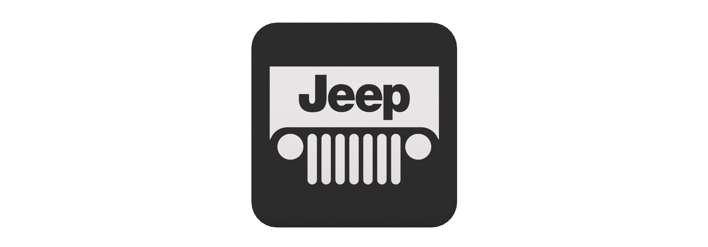 Jeep Silhouette Tow Hitch Cover