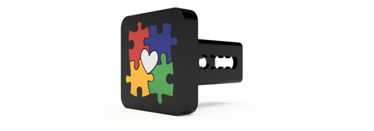 Autism Awareness Tow Hitch Cover