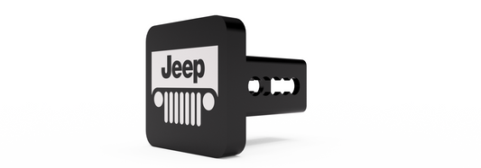 Jeep Silhouette Tow Hitch Cover